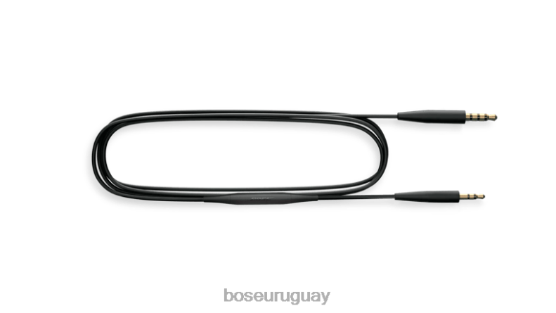 accesorios| Bose cable auxiliar/micrófono para auriculares quietcomfort Z444L120 negro